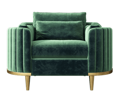 Luxury Green Velvet Brooklyn Sofa Suite Sets – Elegant 1, 2, 3 Seater Designs with Gold Legs - UK Luxury Furniture